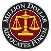 Million Dollar Advocates award badge